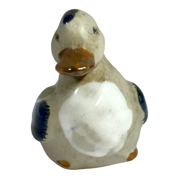 Tonala Hand Painted Small Vintage Duck Figurine 2" Miniature Collectible Mini - Picture 3 of 7